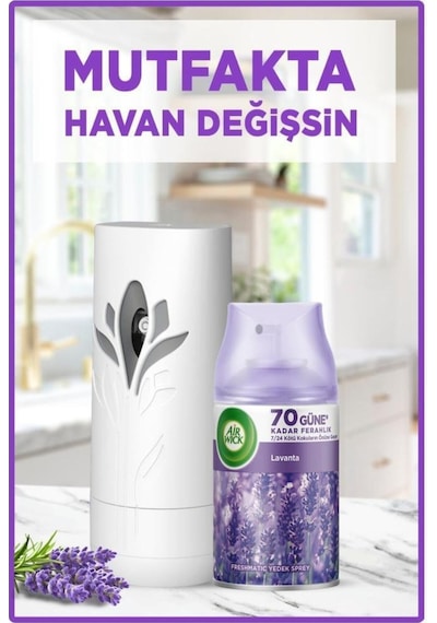 Air Wick Oda Kokusu Freshmatic Makine Yedek Spreyi Lavanta X 6 Adet Lavanta