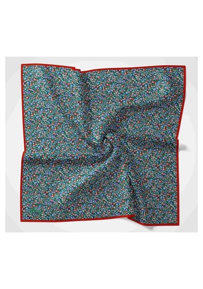Silk Home Karanfil Desen Soft Pamuk Eşarp Haki