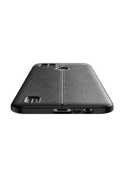 Realme C21 Kılıf Tchs Niss Silikon Kapak - Siyah Siyah