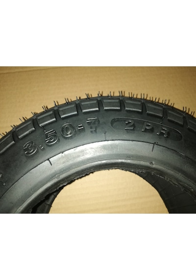 3.50-7 2Pr Tarım El Arabası İç + Dış Lastik 350 7 350 X 7 Bonson Sadece Dış Lastik