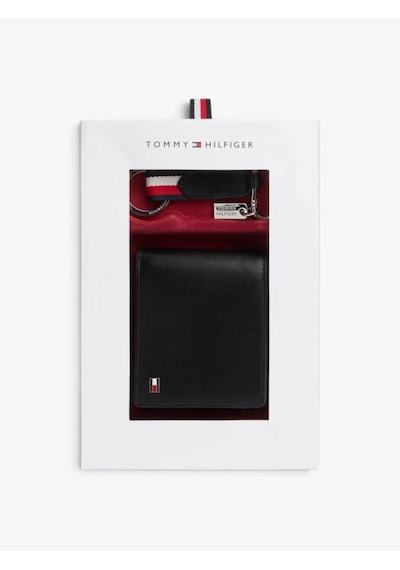 Tommy Hilfiger Mını Cc Wallet & Key Fob Erkek Siyah Çanta - Am0am14805