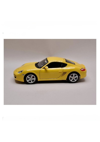 Welly 1:18 Porsche Cayman S Model Araba Sarı Renk