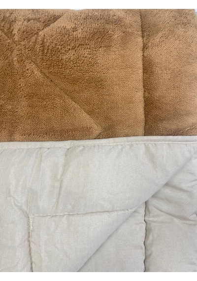 Lüks Welsoft Bebek Yorganı 100x150 Cm Çift Taraflı Kullanım Kuzu Tüyü Yumuşaklığı