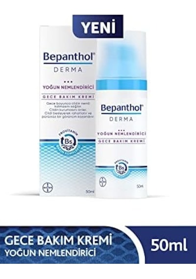 Yoğun Nemlendirici Gece Bakım Kremi 50 Ml