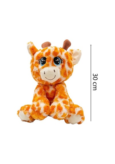 Pufu Toys Peluş Zürafa 30 Cm 3015 Çok Renkli