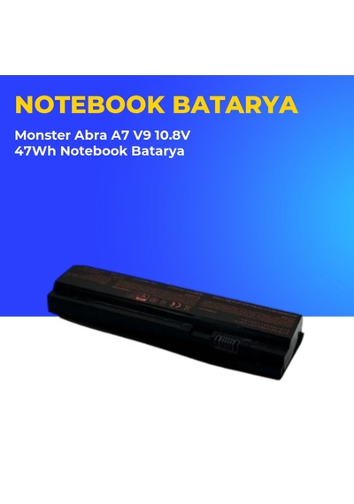 Monster Abra A7 V9 10.8v 47wh Notebook Batarya