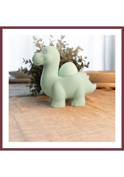 Storeşahin 3d Baskı Dinozor Yumurtalık - Sevimli Eggosaurus Yumurta Tutucu-mint Shn0720 Çok Renkli