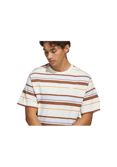 Adidas Erkek Beyaz T-shirt Strıpe Tee Kx1267