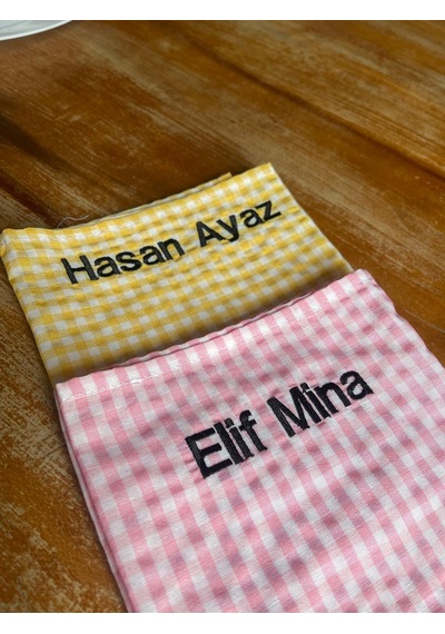 Mavdesign İsimli Beslenme Örtüsü Açık Pembe