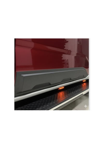 Volkswagen Amarok 2022+ Kapı Kaplama Seti Mat Siyah Kapı Koruma / Yan Kapı Kaplama