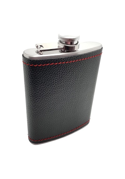Çelik Üzeri Siyah Deri Kaplı 8 Oz 240 Ml İçki Matara Takım Py96sy-takim Diğer