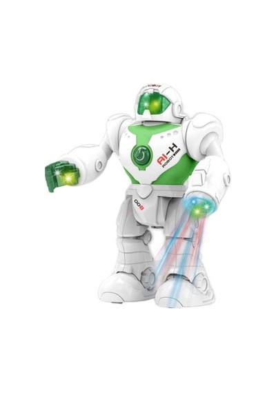 Yeni Nesil Yürüyebilen Akıllı Işıklı Ve Sesli Oyuncak Robot 21 Cm