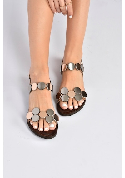 Fox Shoes Taba Hakiki Deri Kadın Sandalet K374680603 Fox Shoes Taba Hakiki Deri Kadın Sandalet K374680603
