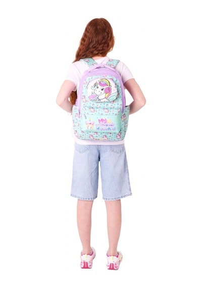 Kaukko Toys Kız Çocuk 3d Unicorn Şekilli İlkokul Ve Günlük Sırt Çantası - Turkuaz - L5234 Turkuaz