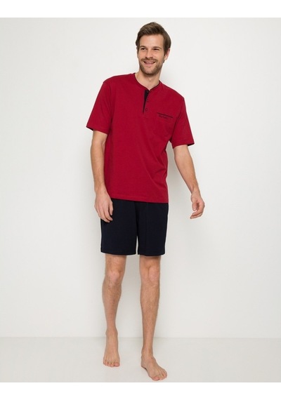 Pierre Cardin Bay Penye Pijama Şort Takım 3 Parça 5370
