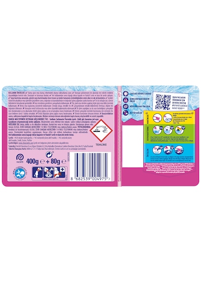 Vanish Oxi Action Renkliler İçin Deterjan Güçlendirici ve Leke Çıkarıcı Toz 480 Gr
