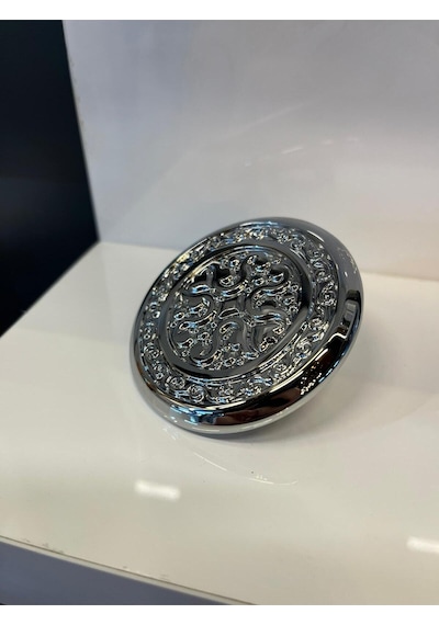 Poli Metal Kulp 32mm Krom Dolap Kapak Modern Çekmece Tv Ünite Mobilya Kulbu Komidin Şifonyer Gümüş Krom
