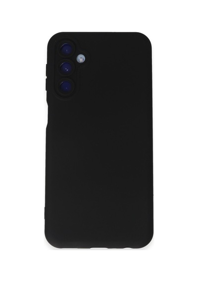 Samsung Uyumlu Galaxy M34 5g Uyumlu Kılıf Nano İçi Kadife Silikon - Siyah