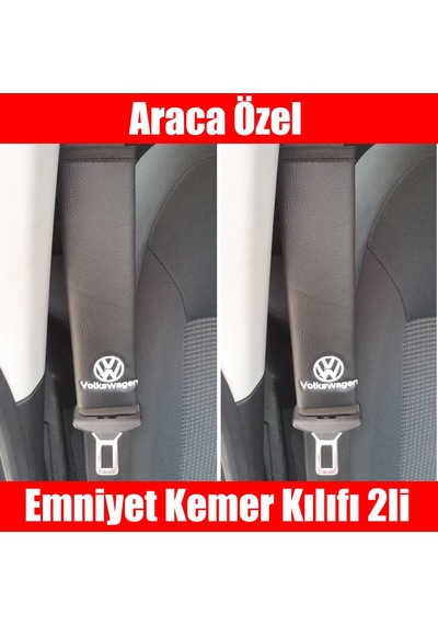 Volkswagen Polo 6N Oto Koltuk Deri Emniyet Kemer Aksesuar Kılıfı (420153669)