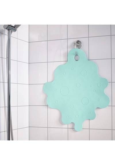 Ikea Trampsjön Banyo Kaydırmazı, Açık Turkuaz, 43x43 Cm, 2 Adet
