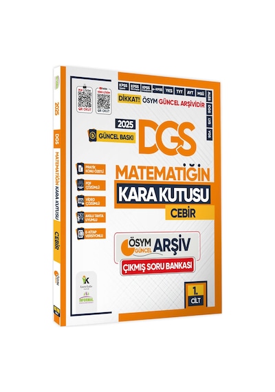 2025 Dgs Kara Kutu Matematik 1.-2.cilt Ve Geometri Ösym Çıkmış Soru Bankası Video/pdf Çözümlü