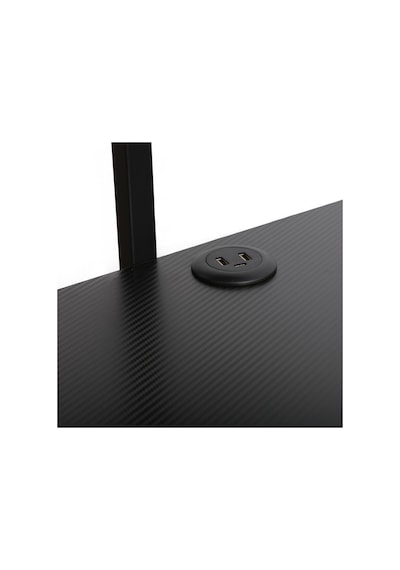 Adore Gaming Commander Oyuncu Masası Rgb Carbon Fiber - Siyah 160x75x49-56 Cm