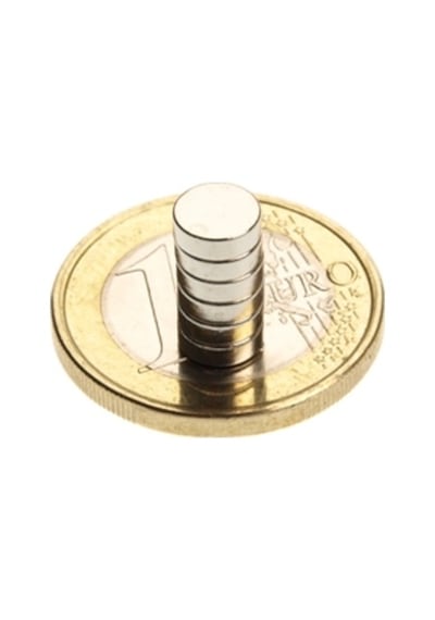 6 X 3 Mm Yuvarlak Neodyum Mıknatıs- 50 Adet