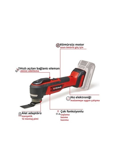 18 V Kömürsüz Akülü Raspalama Makinesi İle Yüksek Performans