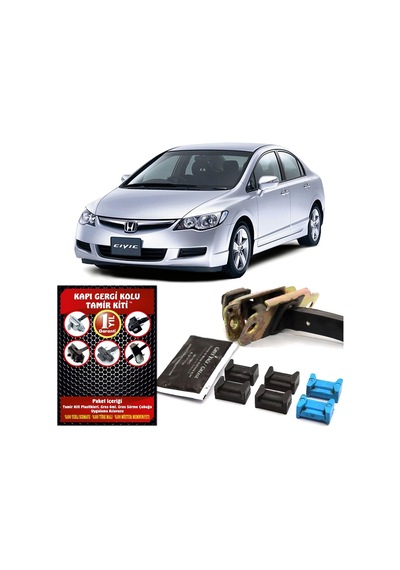 Barrer Honda Civic FD6 Kapı Gergi (Limitör) Tamir Kiti  (2 Kapı Set)