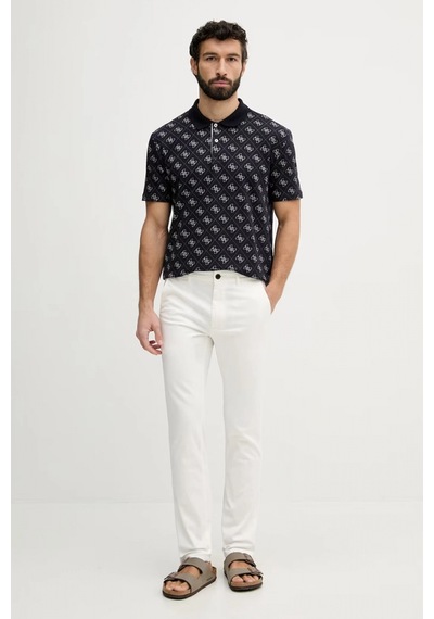 Guess Kısa Kollu Tamamı 4g Jakarlı Polo Yakalı Erkek Lacivert Polo T-shirt M6gp04k3073-fbdb Lacivert Guess Kısa Kollu Tamamı 4g Jakarlı Polo Yakalı Erkek Lacivert Polo T-shirt M6gp04k3073-fbdb Lacivert