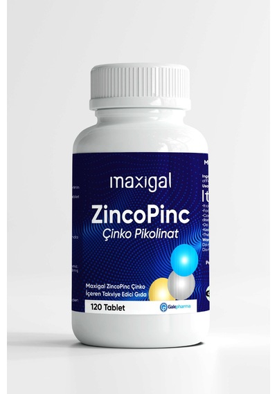Maxigal Zincopinc Çinko Vitamin 15 Mg 120 Tablet
