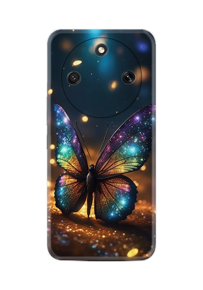 Honor Magic 8 Lite 5g Kılıf Boutique Baskılı Resimli Rengarenk Kelebek Pcode -097