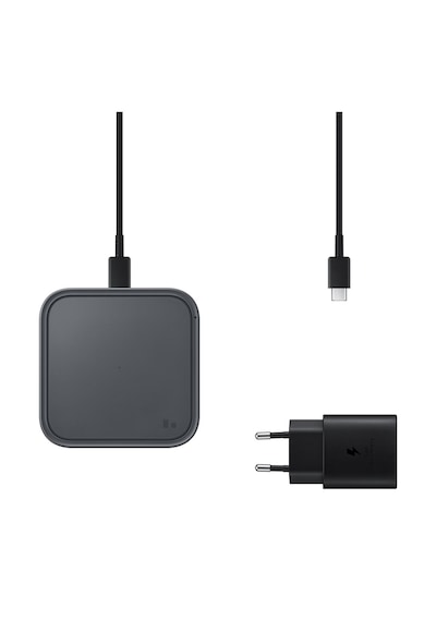 Samsung Uyumlu EP-P2400T Kablosuz Hızlı Şarj Cihazı 25 W Adaptör + Usb Type-C Kablo
