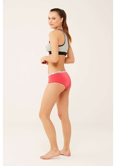 U.S. Polo Assn. Kadın Mercan - Neon Yeşil - Turkuaz 3 Lü Şort 66273 Turkuaz