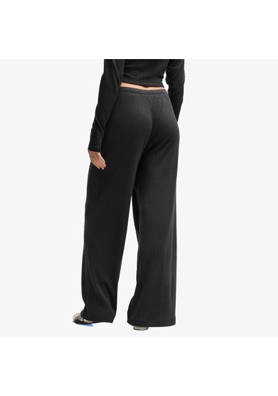 Puma Essential Ribbed Kadın Siyah Eşofman Altı 636667 Çok Renkli