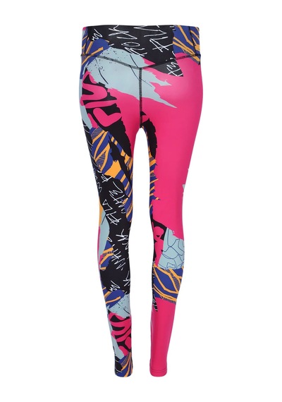 Fuşya Fila Kadın Tayt Allover Print Leggings Lw411144 Fuşya