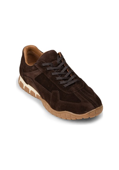Deery Kadın Hakiki Süet Kahverengi Sneaker Ayakkabı - M5102zkhvc01
