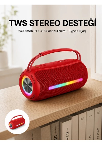 Hepsi Bluetooth Kablosuz Hoparlör Taşınabilir Güçlü Ses Najmaddin