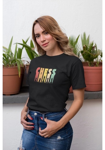 Freedom Store Kadın Özel Baskılı Modern Fit %100 Pamuk Bisiklet Yaka T-shirt Siyah