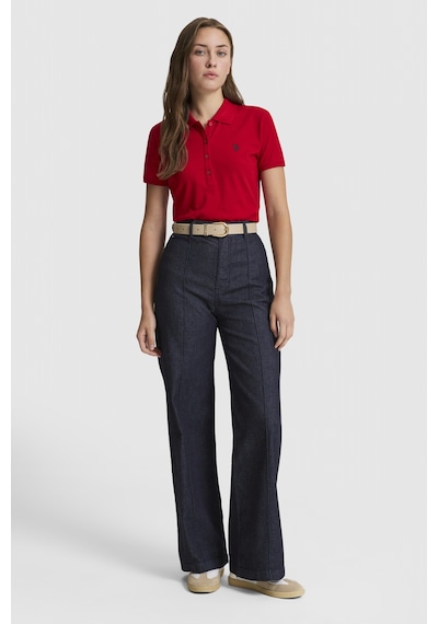 U.S. Polo Assn. U.s. Polo Assn. Kadın Kırmızı Tişört Basic 50321818-vr030 Kirmizi