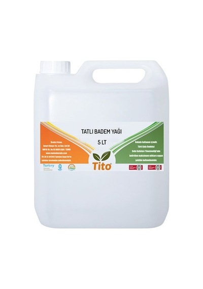 Tito Tatlı Badem Yağı Soğuk Sıkım 5 KG
