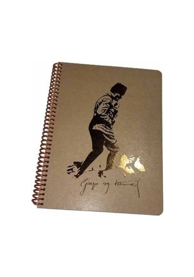 Keskin 16,5 22,5 80yp.kareli Funky Defter-atatürk Çok Renkli