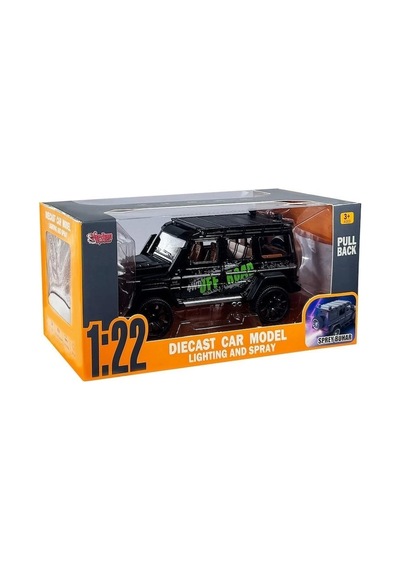 Hcl-801p Çek Bırak 1:22 Sesli Ve Işıklı Buhar Çıkartan Metal Jeep -vardem