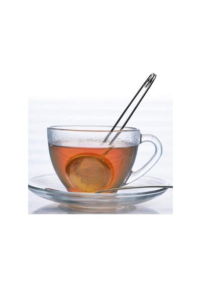 Zhlhome Kıskaçlı Bitki Çayı Filtresi Top Çay Demliği Çay Filtresi Maşası Gümüş