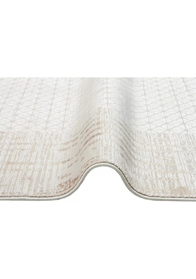 Hoom Rugs Bomonti Mhl 01 Cream Gold Viskon & Akrilik Modern Salon Halısı Krem - Gold