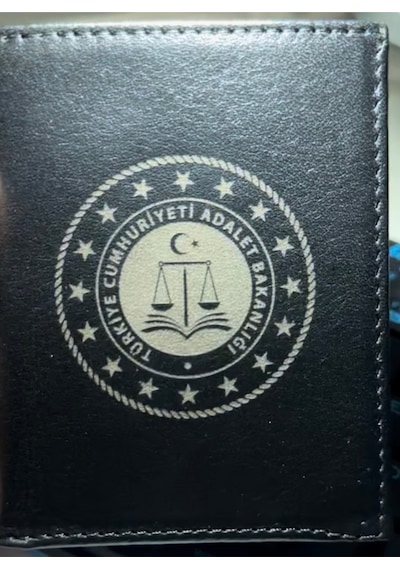 Trendcüzdan Adalet Bakanlığı Cüzdan Hakiki Deri Siyah