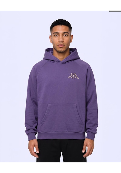 Kappa Authentic Onial Tur Erkek Mor Viyole Oversize Hoodie