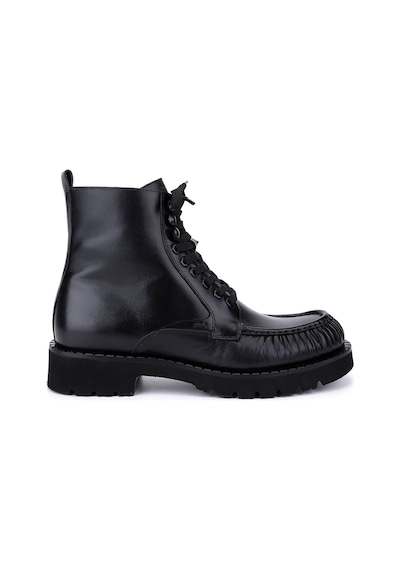 Tamer Tanca Erkek Hakiki Deri Siyah Casual Bot 987 1004 Erk Bot Sk25-26 Sıyah Siyah