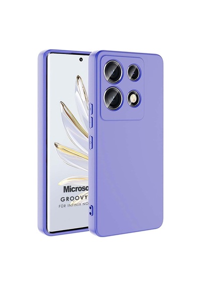 Ayrex Infinix Note 30 Vıp Kılıf Groovy Soft Lila Note 30 Vıp İle Uyumlu Kılıf - Lila Diğer