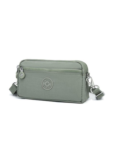 Smart Bags Smartbags Mini Boy Krinkıl Kumaş Kadın Çapraz Çanta 2022-1112 Yeşil Yeşil